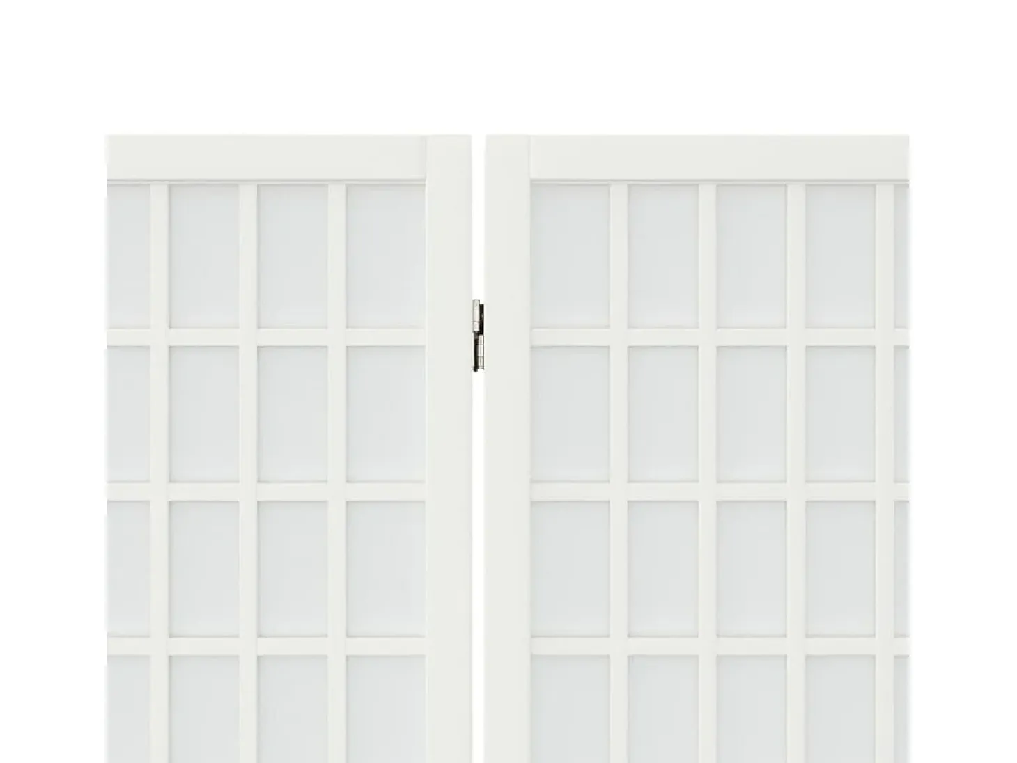 Tabique plegable 3 paneles 120x170 cm Blanco