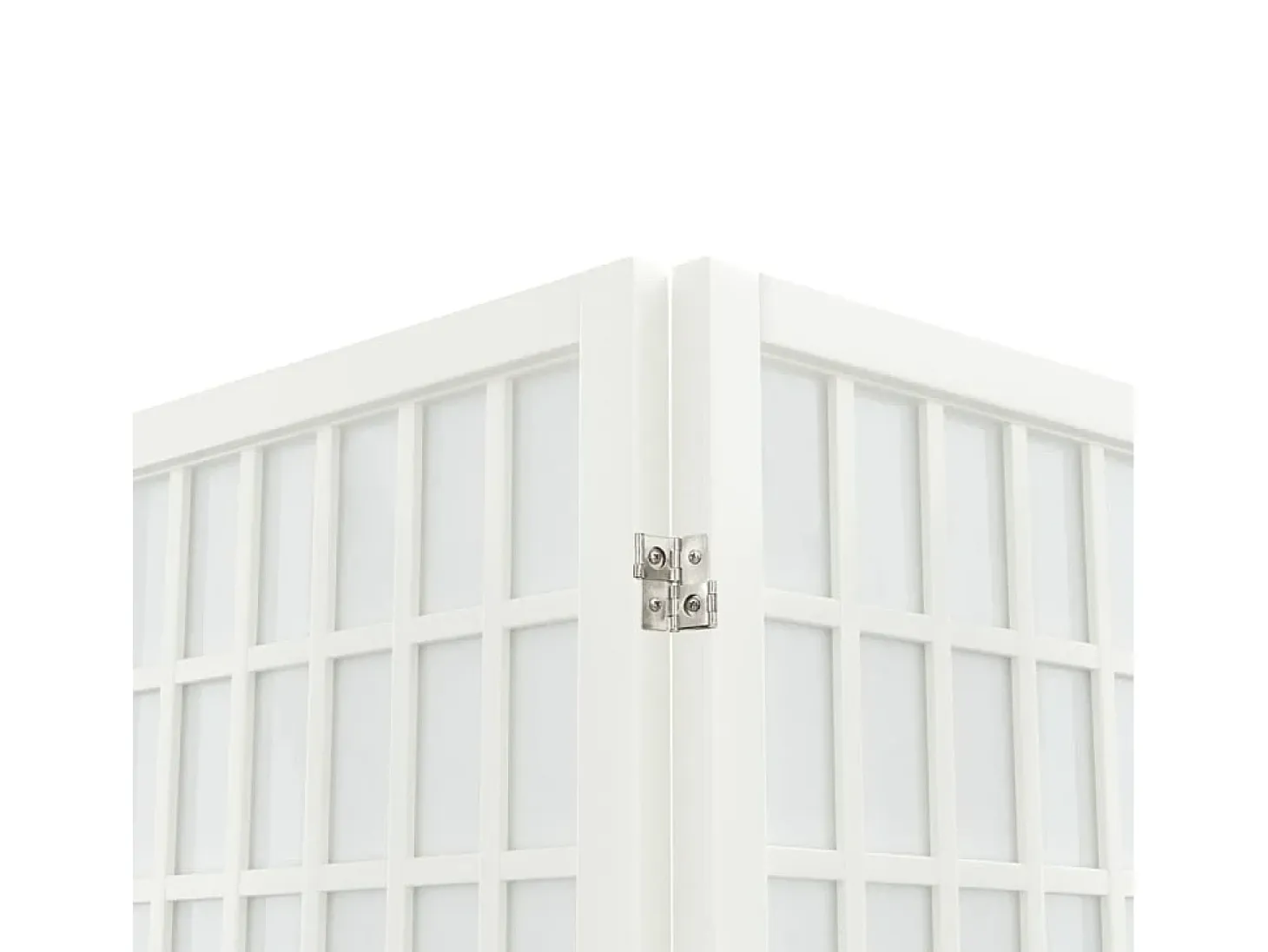 Tabique plegable 3 paneles 120x170 cm Blanco