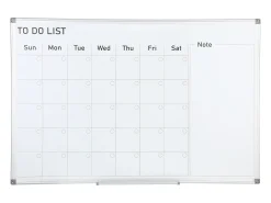 Tablero Blanco Magnético SucceBuy, Limpiable a Seco, 91 x 61 cm, Montaje Mural para Uso en la Oficina