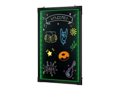Tablero de Escritura de Mensajes con LED SucceBuy, 40,5 x 30,2 cm Iluminado y Borrable, para la Casa, la Tienda de Bodas