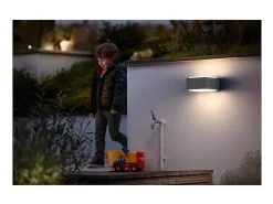 TechBrey Aplique de Pared Exterior Doble Iluminación PHILIPS Hedgehog