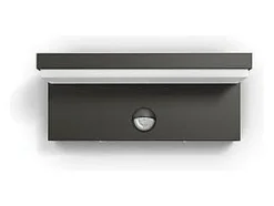 TechBrey Aplique de Pared Exterior LED con Sensor de Movimiento 2x4.5W PHILIPS Bustan