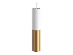 TechBrey Lámpara Colgante Creative-Cables Modelo PSMV_ Pantalla Doble Tub-E14