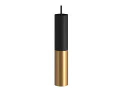 TechBrey Lámpara Colgante Creative-Cables Modelo PSMV_ Pantalla Doble Tub-E14