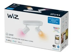 TechBrey Lámpara de Techo LED Regulable RGB Smart WiFi+Bluetooth 4.9W Dos Focos WiZ Imageo