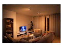 TechBrey Lámpara de Techo LED 2 Focos PHILIPS Bukko 2x4.3W