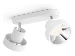 TechBrey Lámpara de Techo LED 2 Focos PHILIPS Bukko 2x4.3W