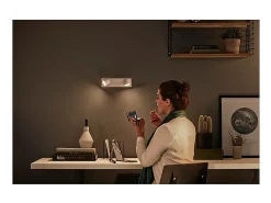 TechBrey Lámpara de Techo LED Regulable WarmGlow 2 Focos 2x4.5W PHILIPS Star