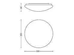 TechBrey Plafón LED Blanco 17W PHILIPS MyLiving Twirly
