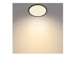 TechBrey Plafón LED 15W PHILIPS CL550 SuperSlim IP44 Regulable 3 Niveles Negro