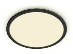 TechBrey Plafón LED 15W PHILIPS CL550 SuperSlim IP44 Regulable 3 Niveles Negro
