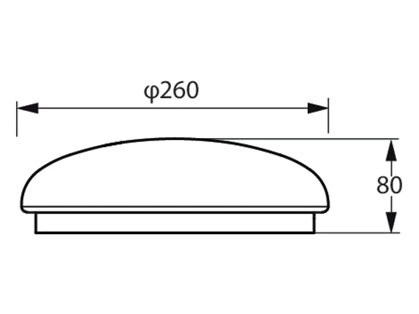 TechBrey Plafón LED 12W PHILIPS CL253 Sensor de Movimiento Radar