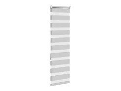 Tejido para estor cebra gris claro ancho 35,9 cm poliéster