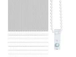 Tejido para estor cebra gris claro ancho 130,9 cm poliéster