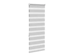 Tejido para estor cebra gris claro ancho 55,9 cm poliéster