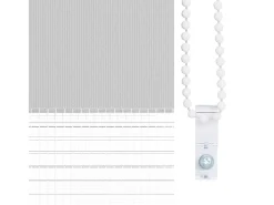 Tejido para estor cebra gris claro ancho 55,9 cm poliéster