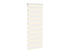 Tejido para estor cebra jaspeado beige ancho 55,9 cm poliéster