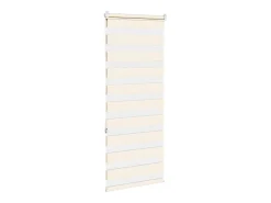Tejido para estor cebra jaspeado beige ancho 55,9 cm poliéster