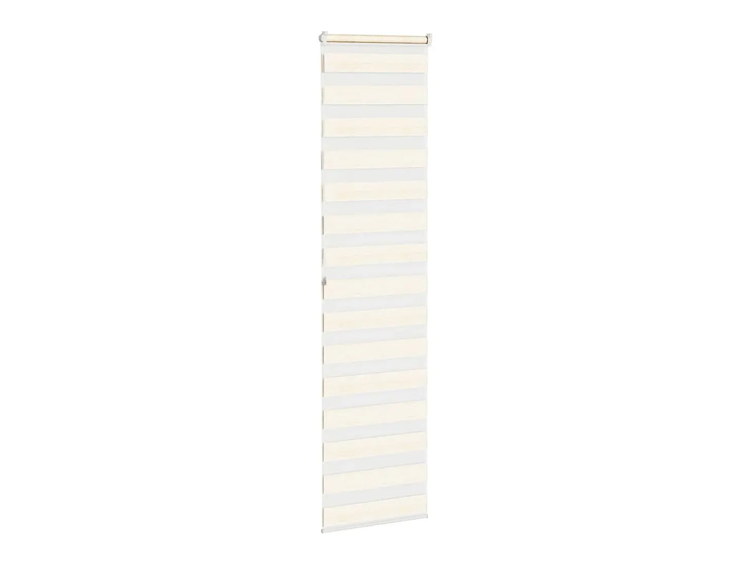 Tejido para estor cebra jaspeado beige ancho 60,9 cm poliéster