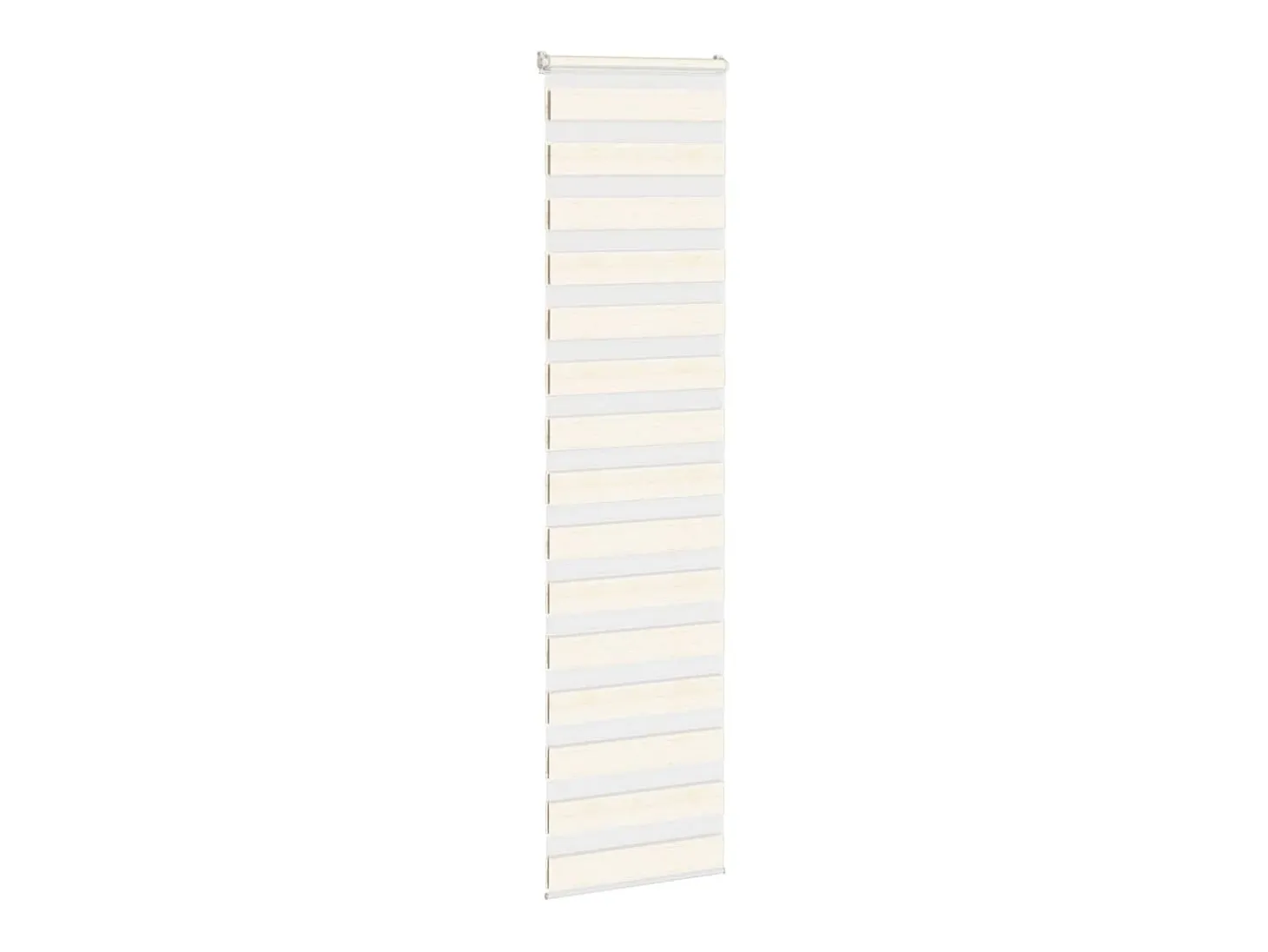 Tejido para estor cebra jaspeado beige ancho 60,9 cm poliéster