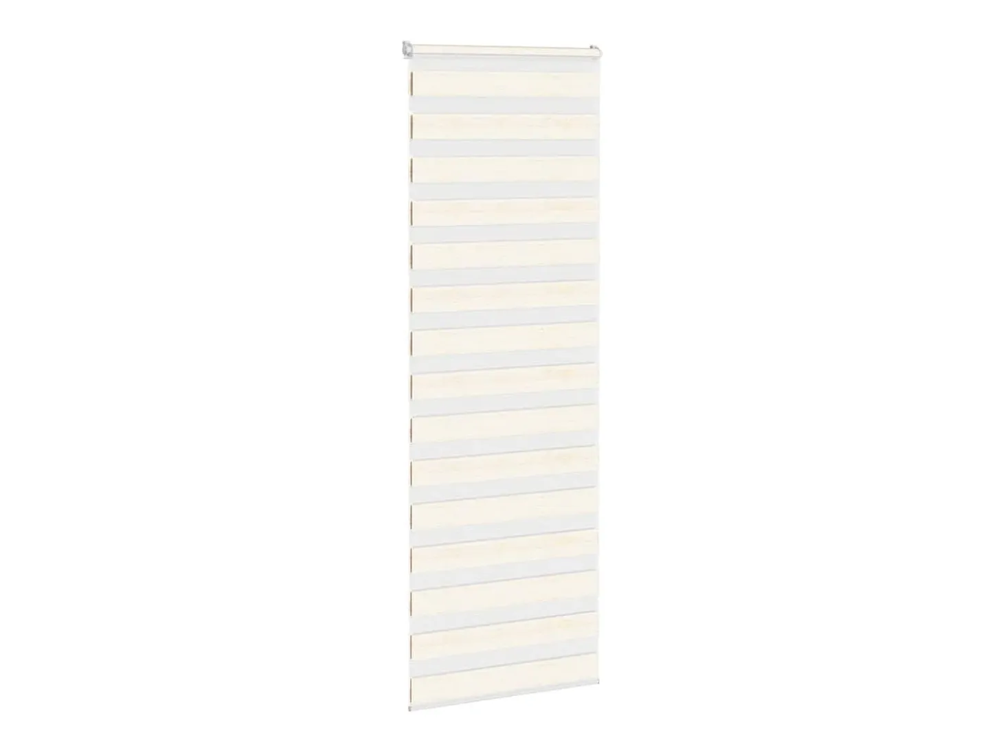 Tejido para estor cebra jaspeado beige ancho 65,9 cm poliéster