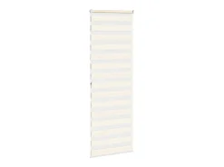 Tejido para estor cebra jaspeado beige ancho 65,9 cm poliéster