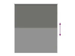 Tejido para estor enrollable opaco ancho 121,6 cm poliéster