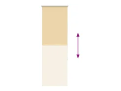 Tejido para estor enrollable opaco ancho 55,7 cm poliéster