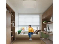 Tessuto Decorativo A Filo Bianco Chiaro G13 Tejido Rasante Decorativo Blanco Claro G13