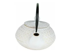 Tetera de hierro fundido Tamayuki blanca - 0,8L