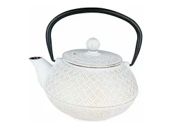 Tetera de hierro fundido Tamayuki blanca - 0,8L