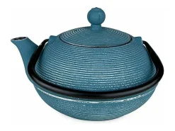 Tetera de hierro fundido Asagao azul - 0,9L