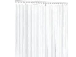 Tira de cortina para puertas PVC transparente 200x1,6 mm 25 m ES383117