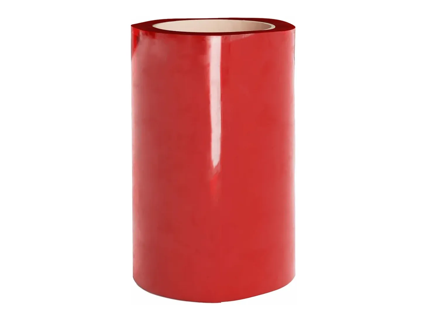 Tira de cortina para puertas PVC rojo 300x2,6 mm 10 m ES501512