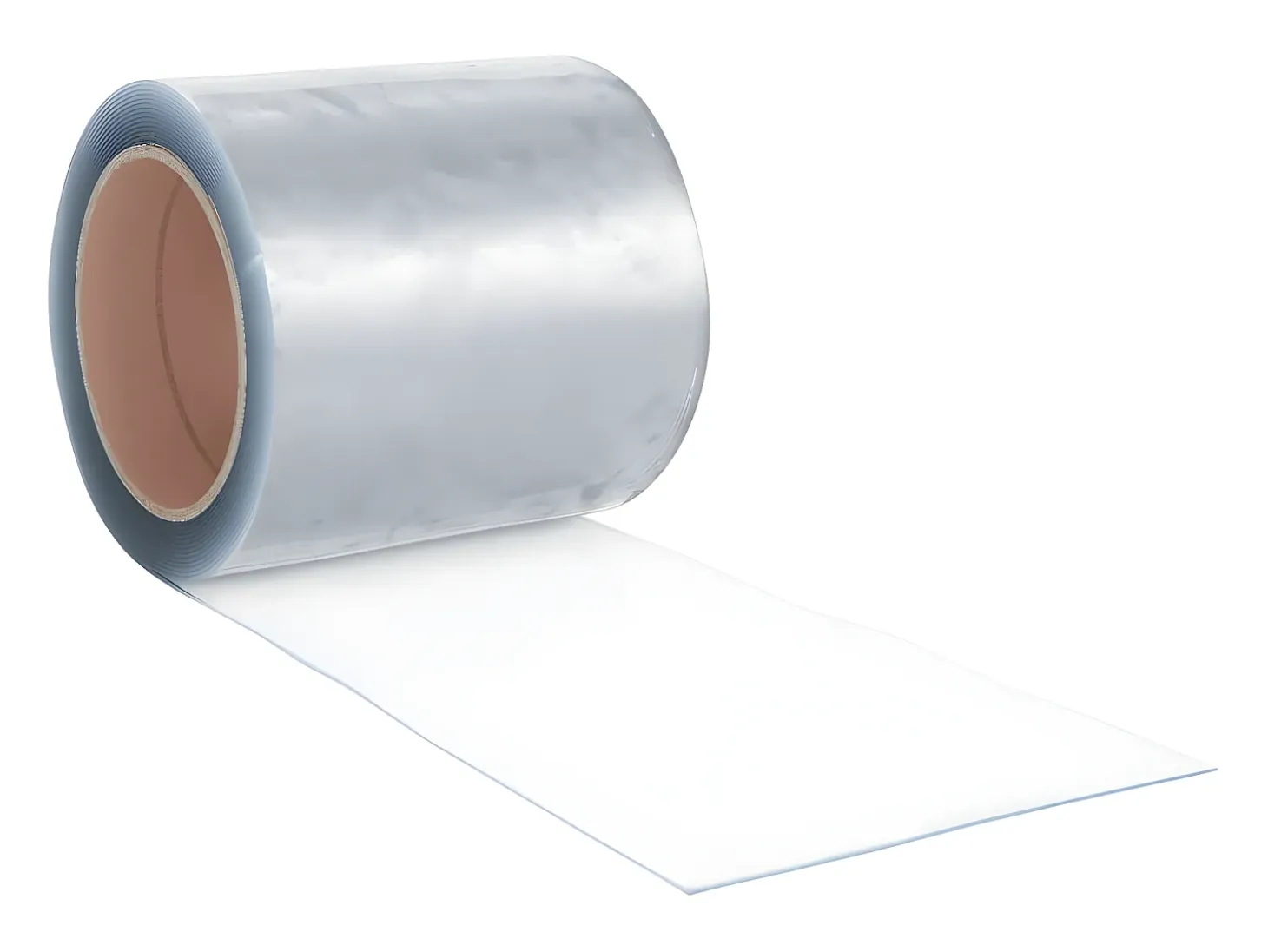 Tira de cortina para puertas PVC transparente 200x1,6 mm 10 m ES987917