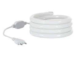 Tira LED Neón Regulable 220V Blanco Cálido Circular 360 9W/m Corte 100cm IP67 a Medida 5 m