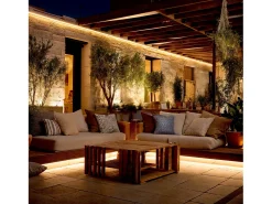 Tira LED Neón Regulable 220V BOBINA 50m Blanco Cálido Semicircular 180 9W/m Corte 100cm IP67 3000K Blanco Cálido
