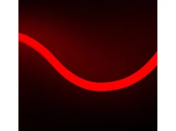 Tira LED Neón Regulable 220V BOBINA 50m Rojo Circular 360 9W/m Corte 100cm IP67 Rojo