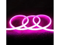 Tira LED Neón Regulable 220V Circular SFLEX17 8W/m Corte 100cm IP65 a Medida Rosa 3 m