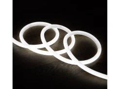 Tira LED Neón Regulable 220V Blanco Frío Circular 360 9W/m Corte 100cm IP67 a Medida 50 m