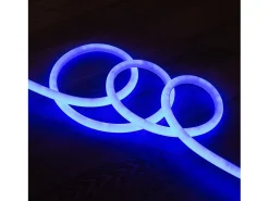Tira LED Neón Regulable 220V BOBINA 50m Azul Circular 360 9W/m Corte 100cm IP67 Azul