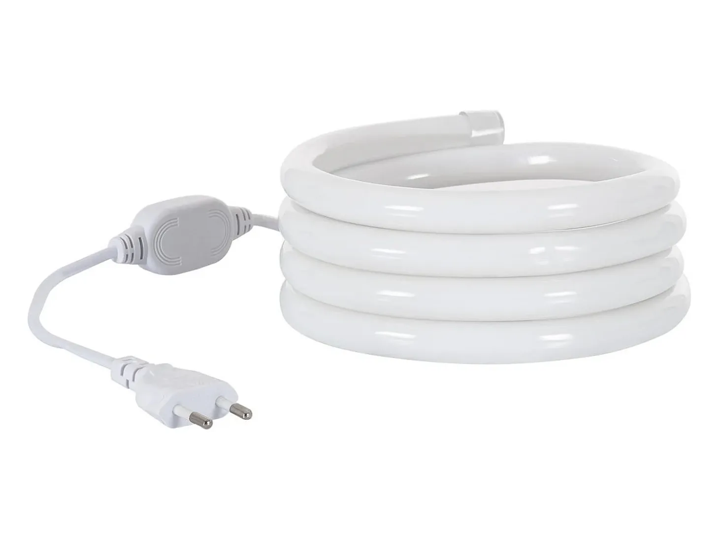 Tira LED Neón Regulable 220V Amarillo Circular 360 9W/m Corte 100cm IP67 a Medida 3 m
