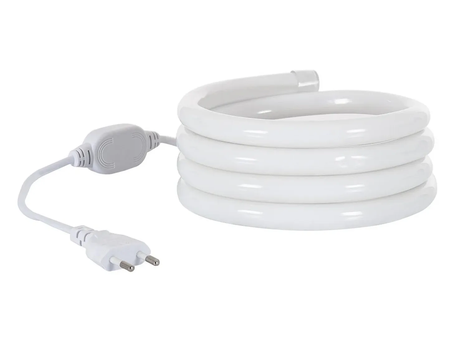 Tira LED Neón Regulable 220V Amarillo Circular 360 9W/m Corte 100cm IP67 a Medida 15 m