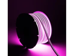 Tira LED Neón 48V Bobina 50m 8W/m Corte 5cm IP65 NFLEX6 Rosa