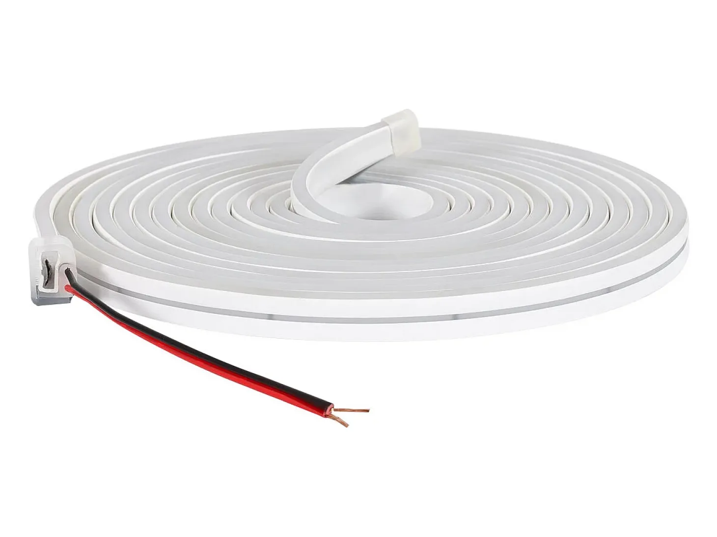 Tira LED Neón 24V 9.5W/m Corte 5cm IP65 NFLEX6 a Medida Blanco Cálido 2 m