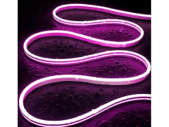 Tira LED Neón 24V 8W/m FreeCut IP65 NFLEX6 a Medida Rosa 2 m