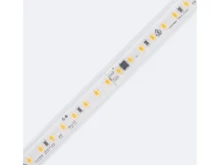 Tira LED Regulable 220V SMD Autorectificada 120 LED/m 10W/m 1000lm/m Ancho 12mm Corte 10cm IP65 a Medida 2700K Blanco Cálido 25 m