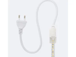 Tira LED Regulable 220V SMD Autorectificada 120 LED/m 10W/m 1000lm/m Ancho 12mm Corte 10cm IP65 a Medida 2700K Blanco Cálido 25 m