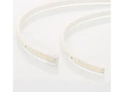 Tira LED Regulable 220V SMD 120 LED/m Color 8.5W/m Ancho 12mm Corte 20cm IP65 a Medida Azul 2 m