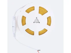 Tira LED 24V COB 320 LED/m 5m 3W/m 360 lm/m Ancho 3mm Superestrecha Corte 5 cm IP20 CRI90 2700K Blanco Cálido